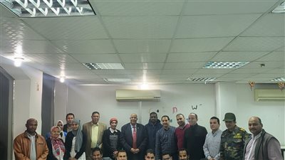 رئيس جامعة الأقصر يشارك الطلاب حفل الإفطار الجماعي السنوي