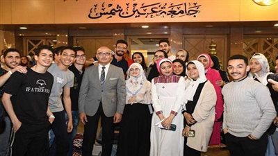 أخبار الجامعات | أسرة طلاب من أجل مصر واتحاد طلاب جامعة عين شمس ينظمان حفل الإفطار السنوي