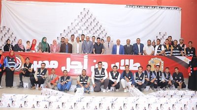 أخبار الجامعات | طلاب من أجل مصر بـ جامعة سوهاج يوزعون ٢٠٠٠ كرتونة رمضانية