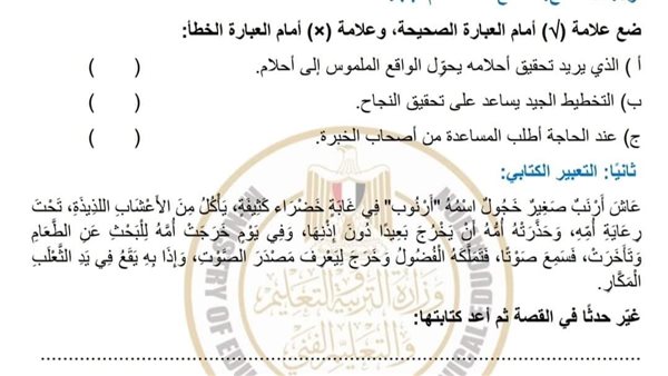 نماذج استرشادية للصف