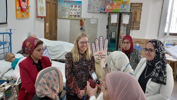 د.واجنر لورا فى زيارة