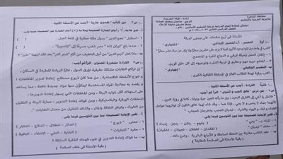أخبار التعليم | ننشر حل أسئلة امتحانات الشهادة الاعدادية 2024 فى مادة اللغة العربية بالقاهرة