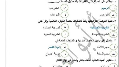 الثانوية العامة 2024.. أسئلة امتحان الاقتصاد وإجابتها 2023.. مراجعات نهائيه