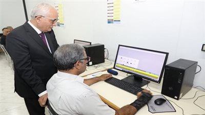 وزير التربية والتعليم يتفقد الصندوق الأسود لنتيجة امتحانات الثانوية العامة 2024