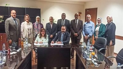 اتفاقية شراكة مميزة بين كلية السياحة والفنادق جامعة حلوان وأكاديمية مصر للطيران للتدريب