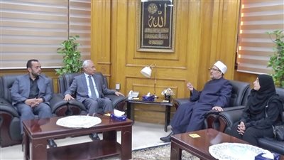 رئيس جامعة المنيا يستقبل دكتور محمد مختار جمعة وزير الأوقاف السابق