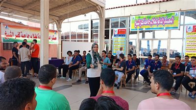 استمرار توافد الطلاب على المعسكر الدائم لجامعة كفر الشيخ بمصيف بلطيم للعام الجامعي 2023/2024