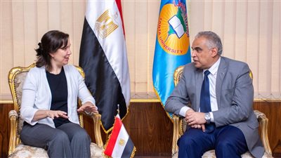 جامعة طنطا تستقبل وفد من هيئة الأمديست والوكالة الأمريكية للتنمية الدولية