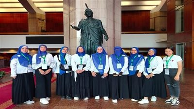 مشاركة طلاب جامعة أسيوط في الدورة الـ 38 لمركز الأنشطة الفرانكوفونية بمكتبة الإسكندرية