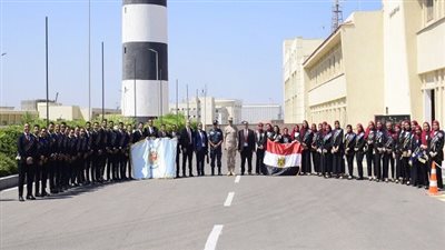 طلاب جامعة سوهاج في زيارة للقاعدة البحرية بالإسكندرية بالتنسيق مع قوات الدفاع الشعبي والعسكري