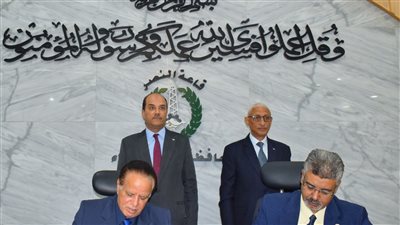 توقيع بروتوكول التعاون بين جامعة العريش ومديرية الشئون الصحية في شمال سيناء 