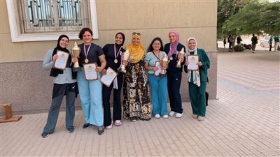 جامعة حلوان تحصد المركز الأول في المهرجان الرياضي الثاني لجامعات الدلتا والقاهرة الكبرى