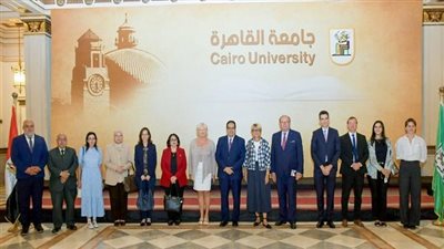 رئيس جامعة القاهرة يناقش مع وفد الشيوخ الفرنسي توسيع التعاون الأكاديمي والبحثي مع الجامعات الفرنسية