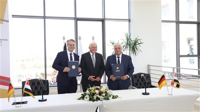 رئيس جمهورية ألمانيا الاتحادية ووزير التعليم العالي يشهدان افتتاح الجامعة الألمانية الدولية بالعاصمة الإدراية 