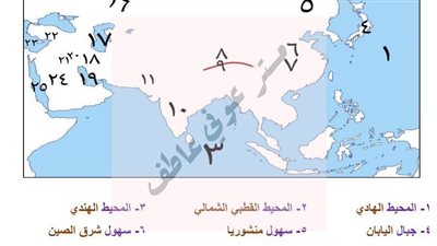 مراجعات نهائية.. أكثر من 500 سؤال على تضاريس الجغرافيا وإجابتها الصف الثالث الإعدادي 2025