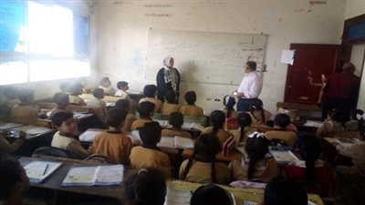 وكيل التربية والتعليم بمطروح يتابع انتظام الدراسة بمدارس (الفترة المسائية) 