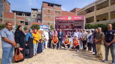 مركز السنطة يستقبل قوافل جامعة طنطا التنموية المطورة وسط إقبال كثيف من المواطنين 