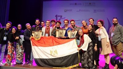 منتخب مسرح جامعة عين شمس يحقق ثلاث جوائز في مهرجان طنجة الدولي للمسرح الجامعي