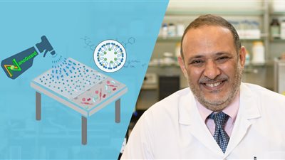 فريق بحثي من الجامعة الأمريكية بالقاهرة يطوّر مطهرًا للحماية طويلة الأمد ضد الجراثيم 