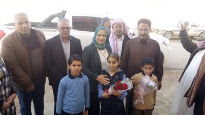 مديرة تعليم مطروح تتابع مسار العمل بإدارة النجيلة التعليمية غرب المحافظة 