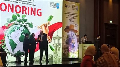 تكريم الدكتور مهند النسور لدوره الريادي فى دعم منظومة الصحة المصرية 