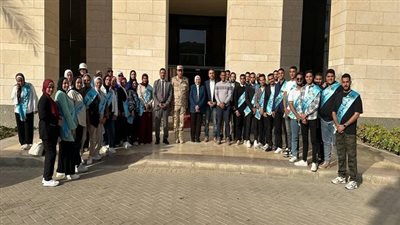 طلاب جامعة سوهاج يستكشفون مدينة مصر الدولية للألعاب الأولمبية