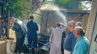 ننشر سبب حريق كلية دار العلوم في بورسعيد