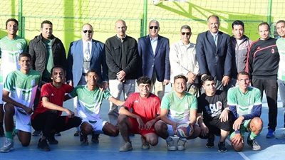 تألق كلية التربية الرياضية في خماسي كرة القدم والطائرة في جامعة سوهاج