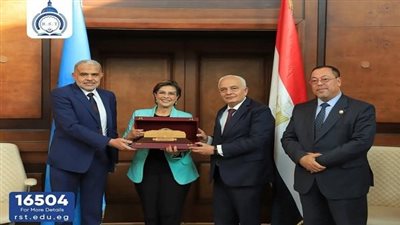 وفد لجنة التعليم بمجلس الشيوخ يزور جامعة الريادة للعلوم والتكنولوجيا