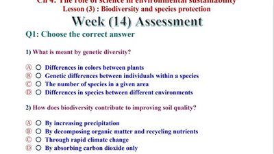 مراجعات نهائية.. اسئلة تقييم الأسبوع الـ 14 لـ العلوم التطبيقية science الصف الأول الثانوي