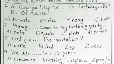 مراجعات نهائية.. 77 سؤالا وإجابتها في اللغة الانجليزية سادسة ابتدائي