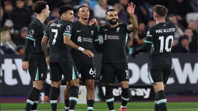 الدوري الإنجليزي| محمد صلاح يقود ليفربول للفوز على وست هام بخماسية.. فيديو
