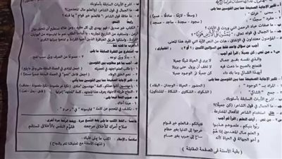 مراجعات نهائية.. حل امتحان اللغة العربية محافظة القاهرة 2024 لـ الصف الثالث الإعدادي