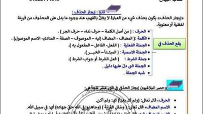 مراجعات نهائية.. ملخص ليلة امتحان البلاغة في 5 ورقات لـ الصف الثاني الثانوي