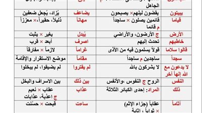 مراجعات نهائية.. أبرز مفردات منهج القراءة في اللغة العربية لـ الصف الثالث الإعدادي ترم أول