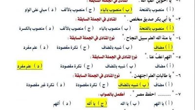 مراجعات نهائية.. 135 سؤالا وإجابتها في منهج النحو لن يخرج عنها امتحان الشهادة الاعدادية