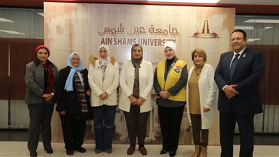 نائب رئيس جامعة عين شمس يستقبل وفدًا من نادي الليونز لبحث تعزيز التعاون المشترك