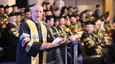  الأكاديمية العربية للعلوم والتكنولوجيا تحتفل بتخريج 300 طالبا من الحاصلين على الماجستير بمعهد الإنتاجية والجودة