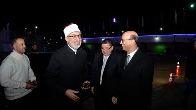  رئيس جامعة أسيوط يستقبل مفتي الديار المصرية