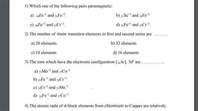 نموذج الوزارة الثاني في الكيمياء لغات الثانوية العامة 2025.. حمل من هنااااااااا