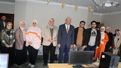 جولة تفقدية لرئيس جامعة المنوفية لمتابعة سير العملية التعليمية وأعمال التطوير