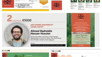 الباحث أحمد بدر الدين يفوز بالمركز الثاني في جائزة DAIDA Foundation العالمية لأطروحات العمران