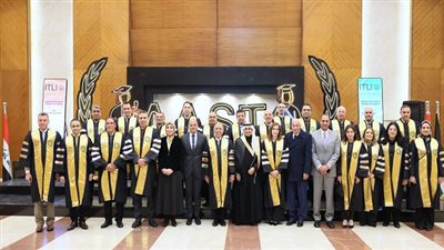 الأكاديمية العربية للعلوم والتكنولوجيا تحتفل بتخريج 326 دارسًا من 6 دول من معهد النقل الدولي