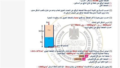مراجعات نهائية.. أسئلة تقييم الأسبوع الثالث الفيزياء الصف الثاني الثانوي ترم ثاني
