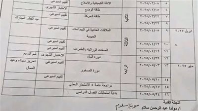 توزيع منهج العلوم شهر مارس.. لطلاب الصف الأول الإعدادي