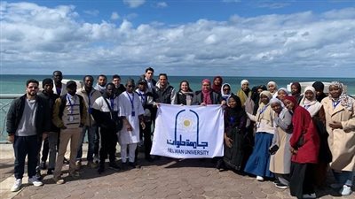 رحلات جامعة حلوان لتعريف الوافدين بالمعالم الأثرية والسياحية
