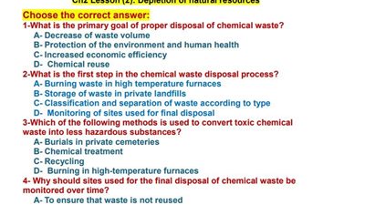 الصف الأول الثانوي.. أسئلة تقييم الأسبوع الخامس العلوم المتكاملة لغات