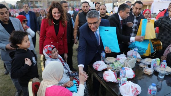 محافظ الجيزة في الإفطار