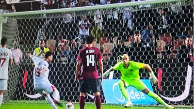 من ركلة جزاء..عبدالله السعيد يحزر الهدف الأول لـ الزمالك أمام سيراميكا كليوباترا