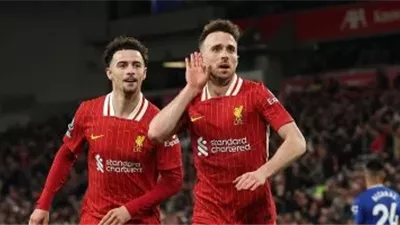 الدوري الإنجليزي.. ليفربول يحقق فوزًا مهمًا على إيفرتون بهدف جوتا